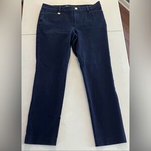 Ralph Lauren Women's Petite Navy Straight Leg Pants, Size 6P